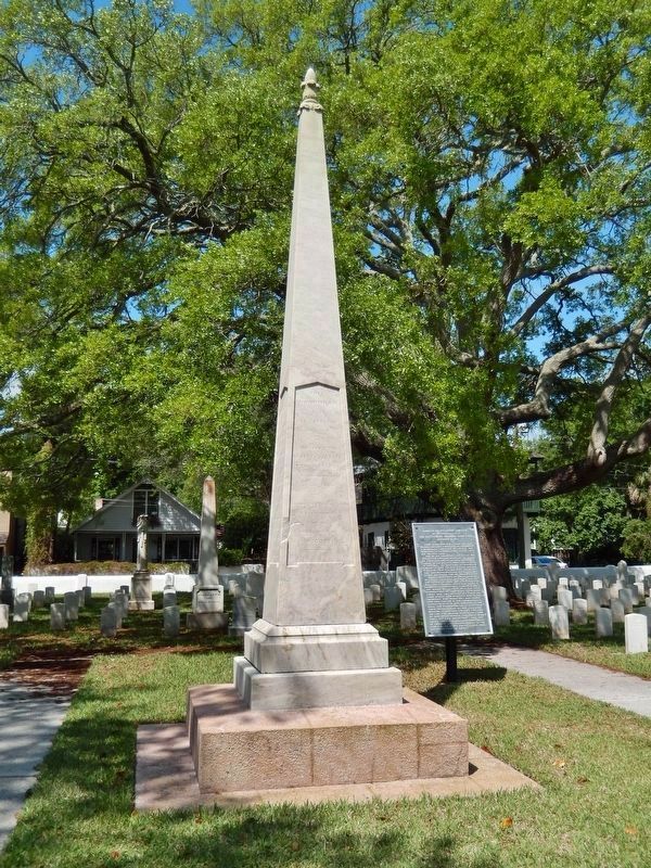 Major Dade Monument (<i>located on north side of cemetery</i>) image. Click for full size.