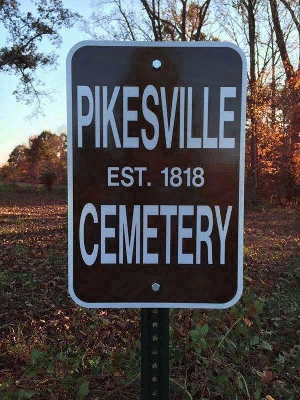 Old Pikesville Cemetery image. Click for full size.