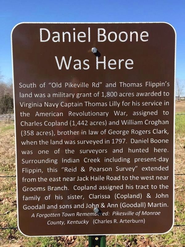 Daniel Boone Was Here Marker image. Click for full size.