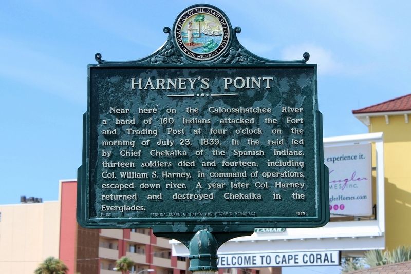 Harney's Point Marker image. Click for full size.