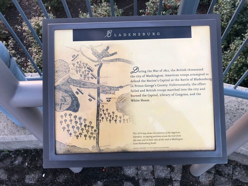 Bladensburg Marker. Click for full size. Bladensburg Marker image. Click for full size.
