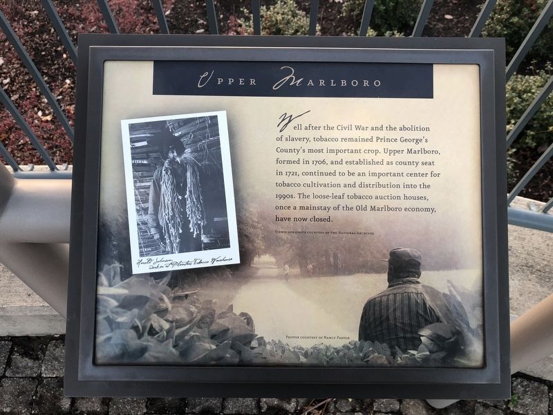 Upper Marlboro Marker. Click for full size. Upper Marlboro Marker image. Click for full size.