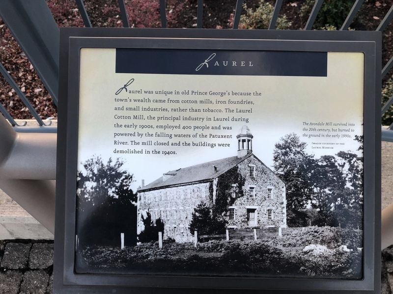 Laurel Marker. Click for full size. Laurel Marker image. Click for full size.
