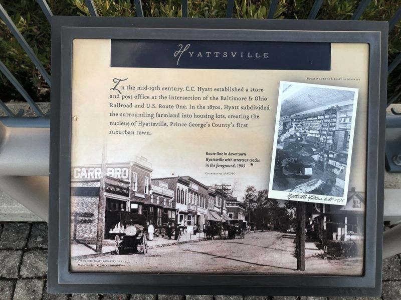 Hyattsville Marker. Click for full size. Hyattsville Marker image. Click for full size.