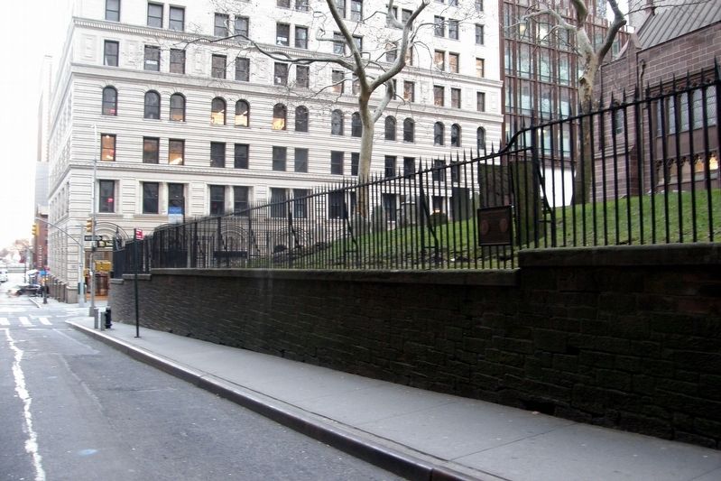Birthplace of Columbia University Marker. Click for full size. Birthplace of Columbia University Marker image. Click for full size.