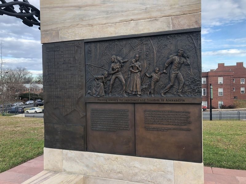 Welcome to Contrabands and Freedmen Cemetery Memorial, Northwest Wall image. Click for full size.