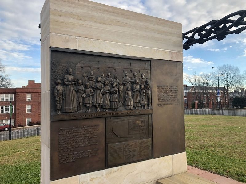 Welcome to Contrabands and Freedmen Cemetery Memorial, Northeast Wall image. Click for full size.