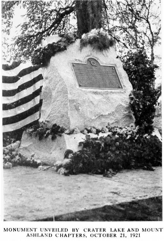 Applegate Trail Pioneers Monument image. Click for full size.