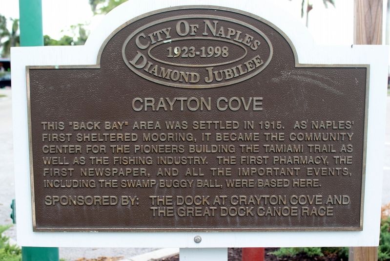 Crayton Cove Marker. Click for full size. Crayton Cove Marker image. Click for full size.