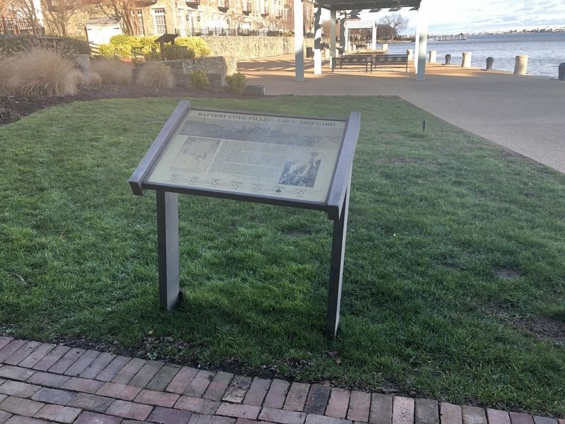 Battery Cove Filled: A New Shipyard Marker. Click for full size. Battery Cove Filled: A New Shipyard Marker image. Click for full size.