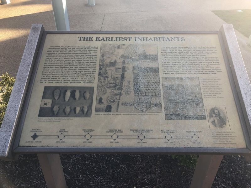 The Earliest Inhabitants Marker image. Click for full size.