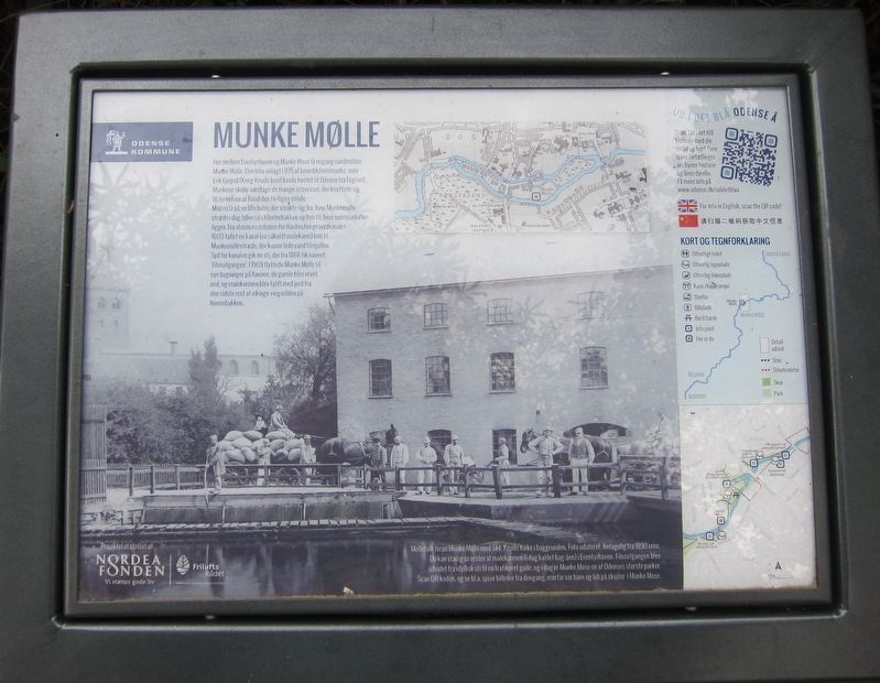 Munke M�lle / Monks' Mill Marker image. Click for full size.