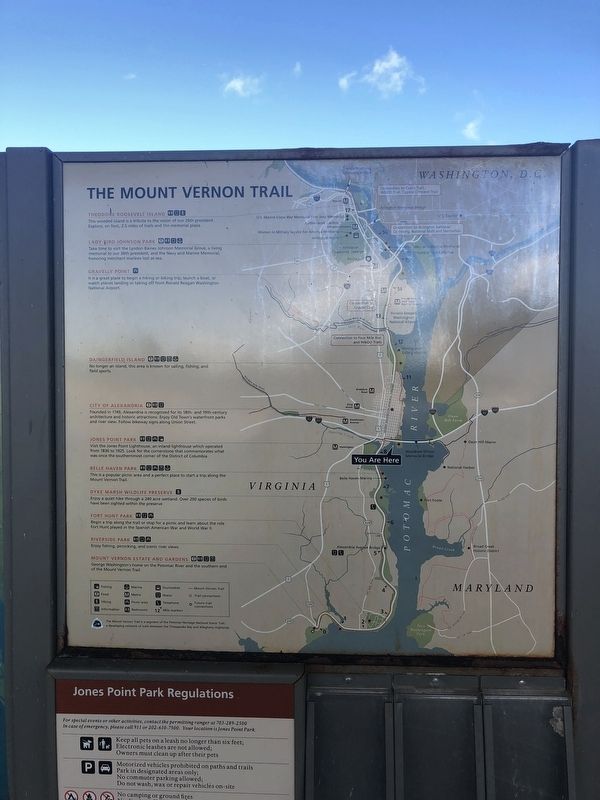 The Mount Vernon Trail. Click for full size. The Mount Vernon Trail image. Click for full size.