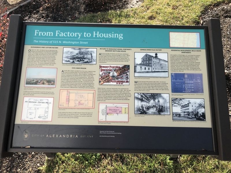 From Factory to Housing Marker image. Click for full size.