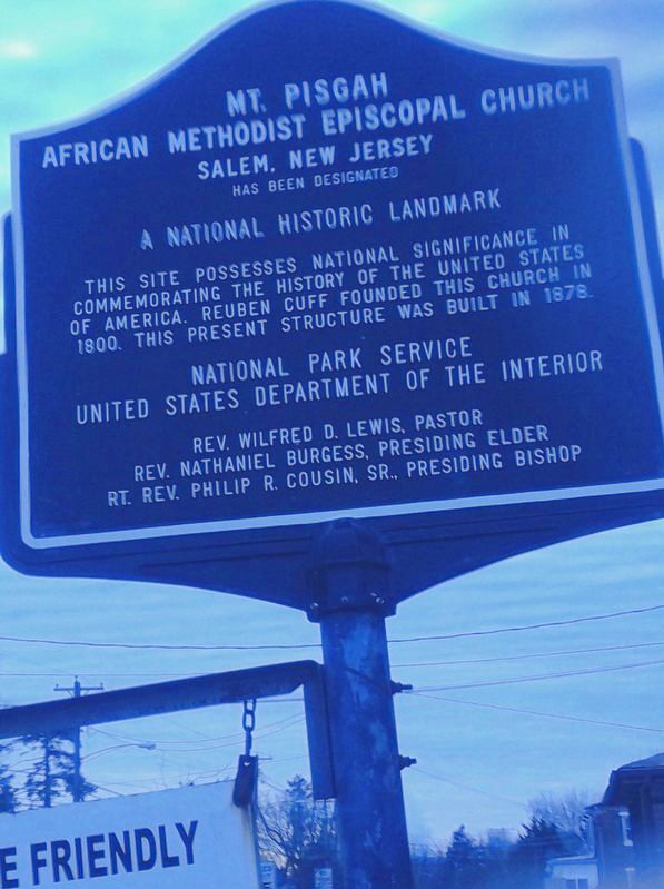 Mt. Pisgah African Methodist Episcopal Church Marker image. Click for full size.