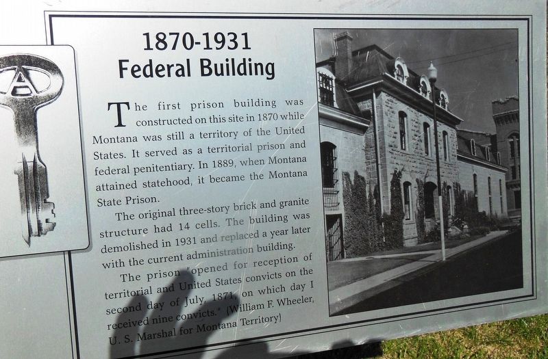 1870-1931 Federal Building Marker image. Click for full size.