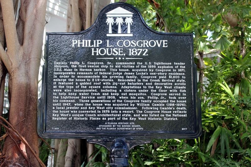 Phillip L. Cosgrove House, 1872 Marker image. Click for full size.