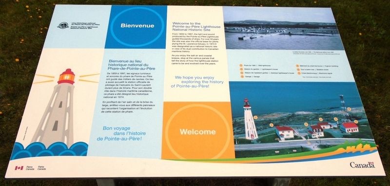 Bienvenue / Welcome Marker. Click for full size. Bienvenue / Welcome Marker image. Click for full size.