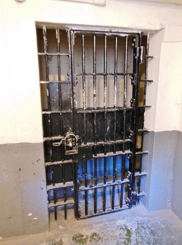 "Isolation Cell" - Southeast Tower, 1912 Cell House, Old Montana Prison (<i>near marker</i>) image. Click for full size.