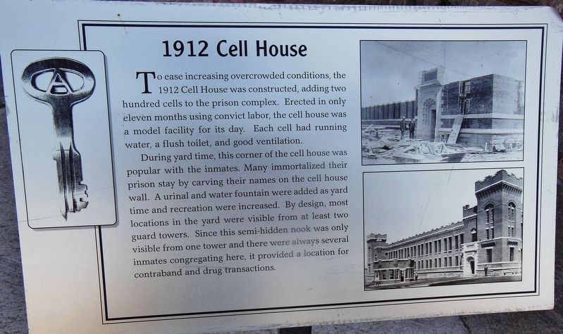 1912 Cell House Marker image. Click for full size.