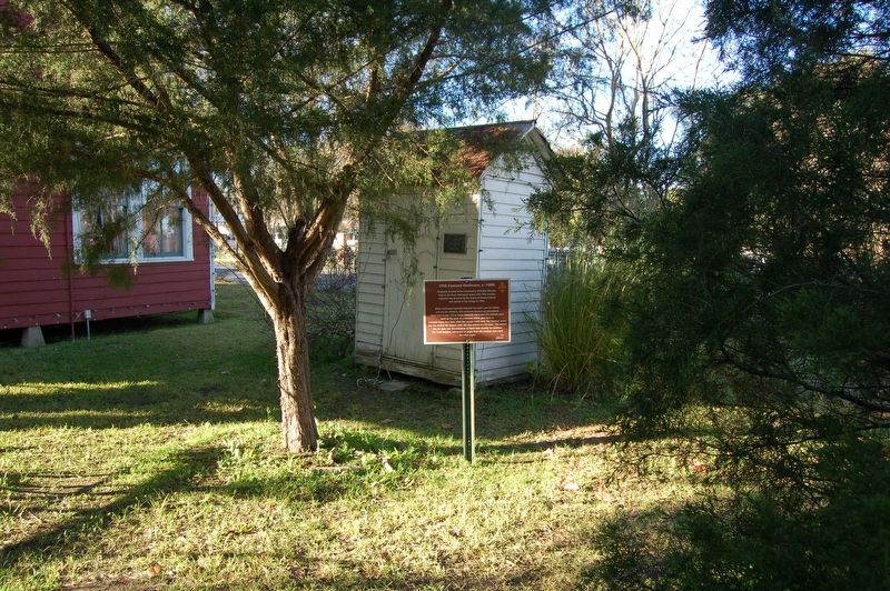 19th Century Outhouse, c.1890 Marker. Click for full size. 19th Century Outhouse, c.1890 Marker image. Click for full size.