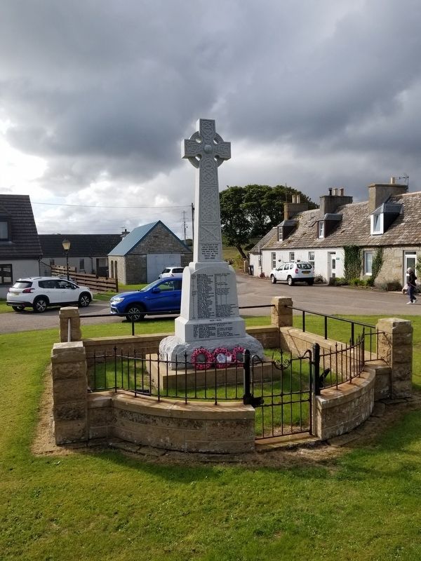 Reay War Memorial. Click for full size. Reay War Memorial image. Click for full size.