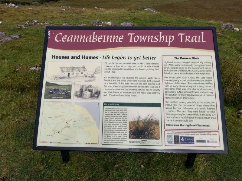 Ceannabeinne Township Trail Marker image. Click for full size.