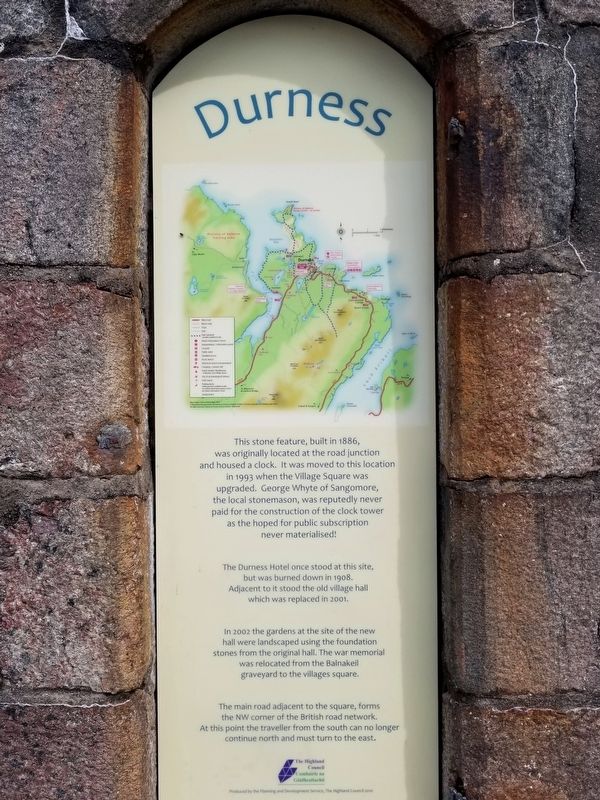 Durness Marker. Click for full size. Durness Marker image. Click for full size.