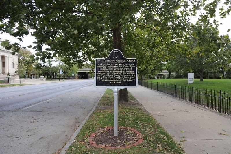 First Lady Caroline Harrison Marker. Click for full size. First Lady Caroline Harrison Marker image. Click for full size.