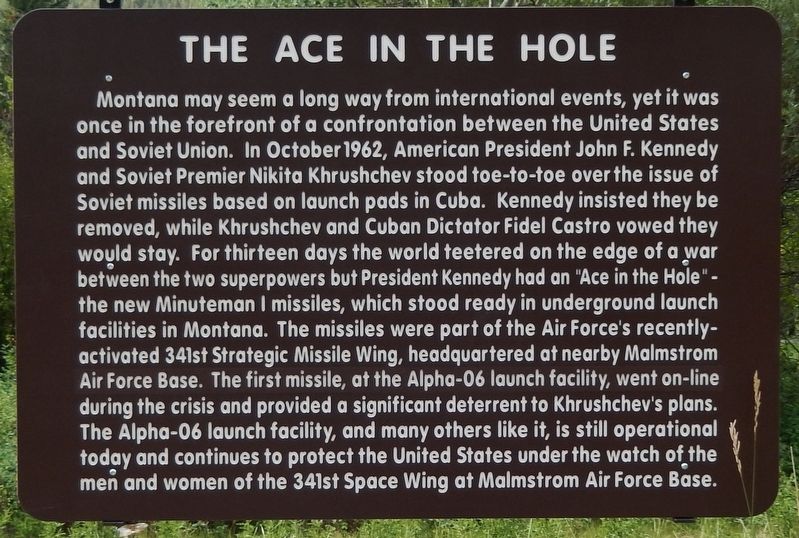 The Ace in the Hole Marker image. Click for full size.