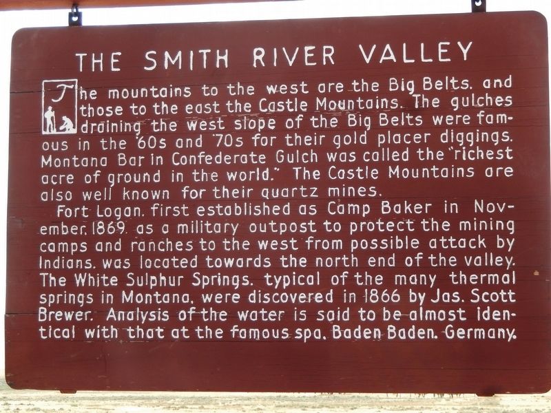 The Smith River Valley Marker image. Click for full size.