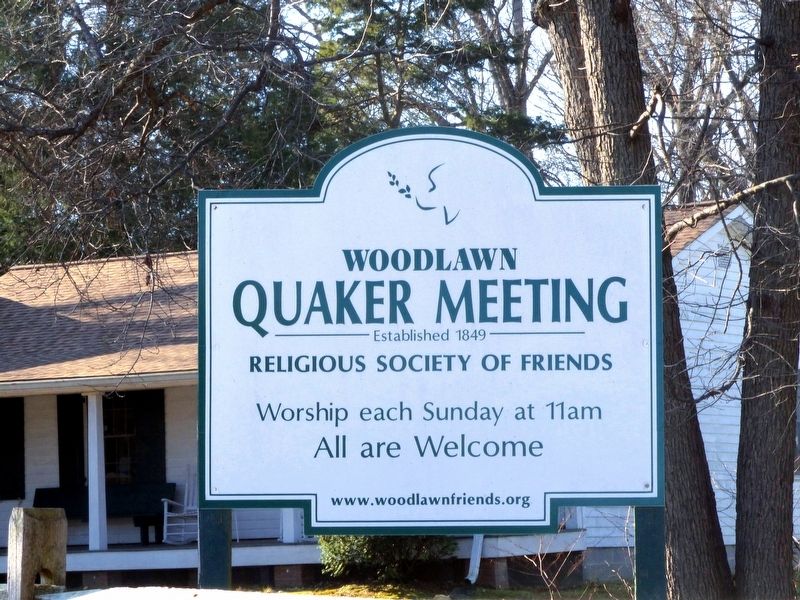 Woodlawn<br>Quaker Meeting image. Click for full size.