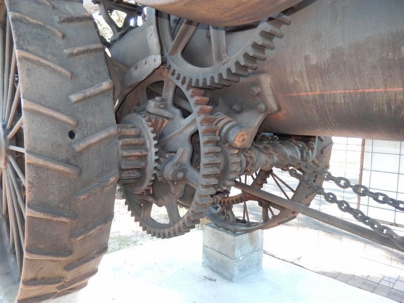 1902 Steam-Powered Tractor Gears. Click for full size. 1902 Steam-Powered Tractor Gears image. Click for full size.