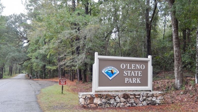 Oleno State Park Sign (<i>turn here to access marker</i>). Click for full size. Oleno State Park Sign (<i>turn here to access marker</i>) image. Click for full size.