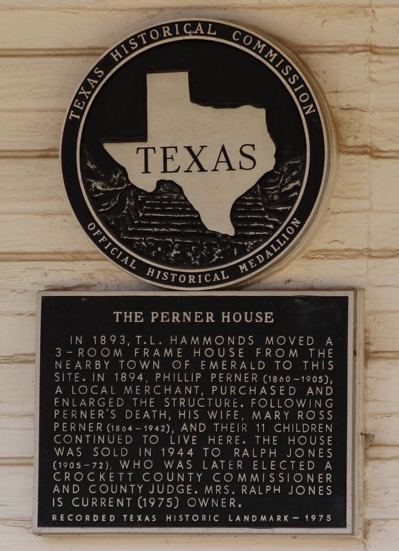 The Perner House Marker image. Click for full size.