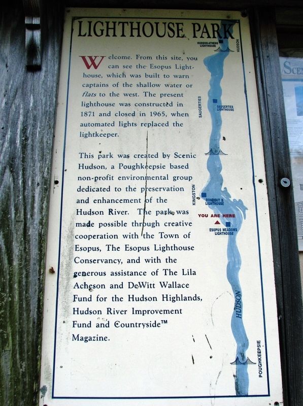 Lighthouse Park Marker. Click for full size. Lighthouse Park Marker image. Click for full size.