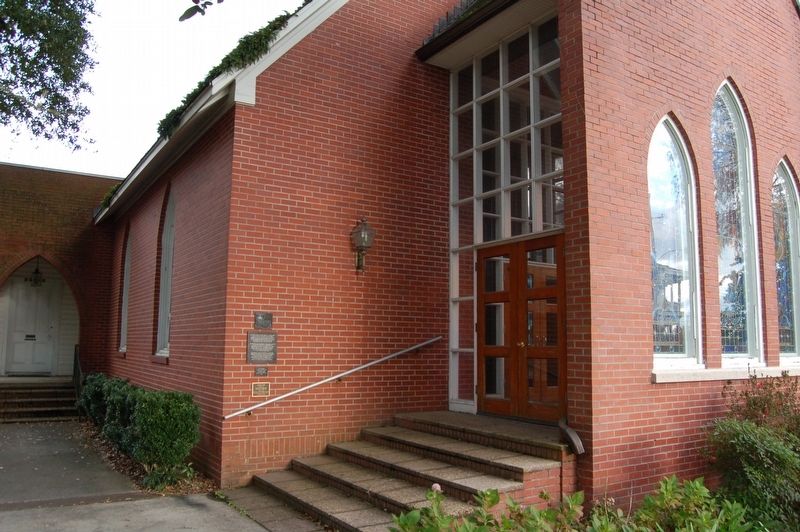Plaquemine First United Methodist Church Marker. Click for full size. Plaquemine First United Methodist Church Marker image. Click for full size.