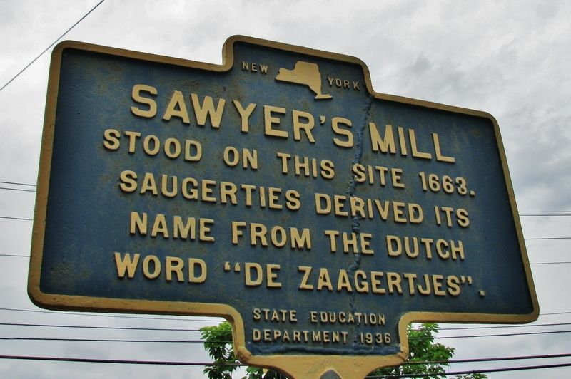 Sawyer's Mill Marker image. Click for full size.
