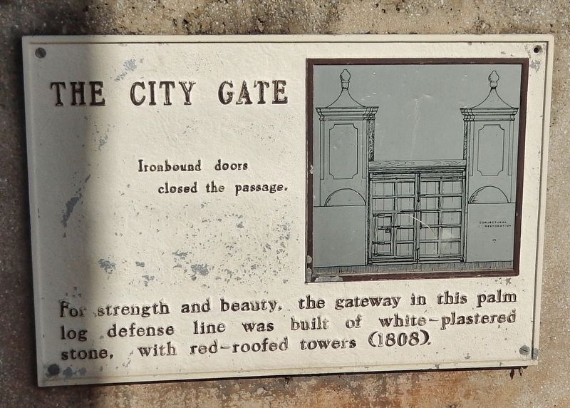 The City Gate Marker. Click for full size. The City Gate Marker image. Click for full size.