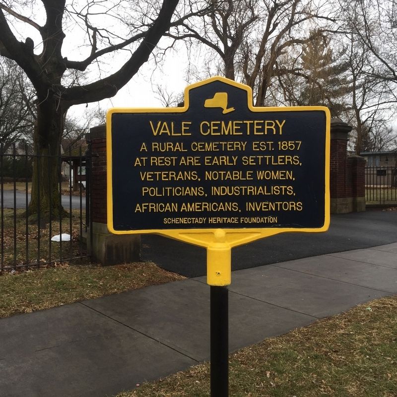 Vale Cemetery Marker image. Click for full size.