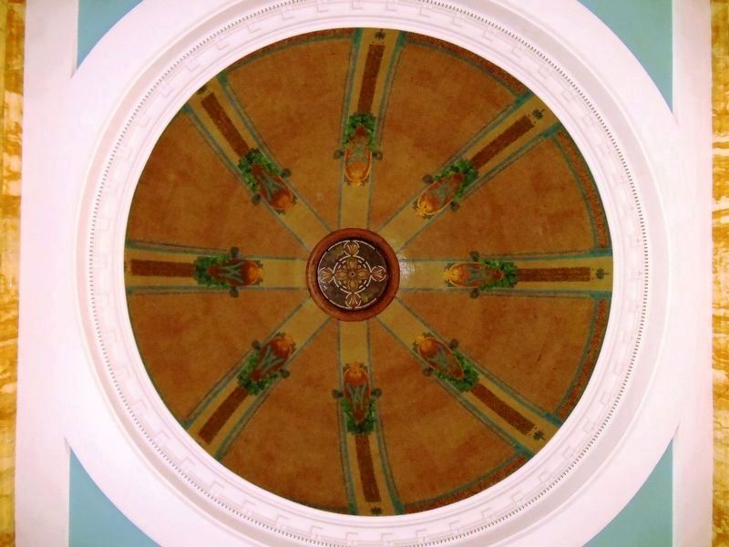 J. R. Watkins Medical Company (<i>front entrance interior: dome</i>). Click for full size. J. R. Watkins Medical Company (<i>front entrance interior: dome</i>) image. Click for full size.