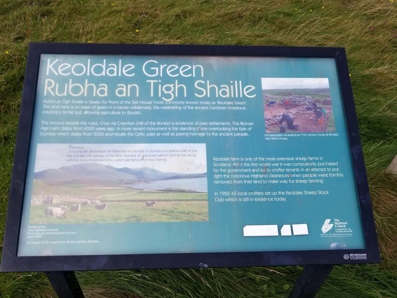 Keoldale Green Marker image. Click for full size.