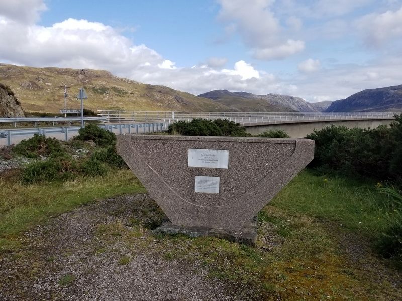 Kylesku Bridge Marker image. Click for full size.