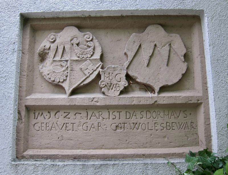 Coat-of-Arms Stone (<i>Wappenstein</i>) image. Click for full size.