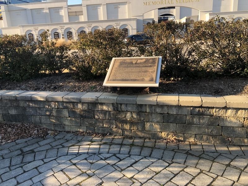 Class of 1956 Memorial Plaza Marker. Click for full size. Class of 1956 Memorial Plaza Marker image. Click for full size.