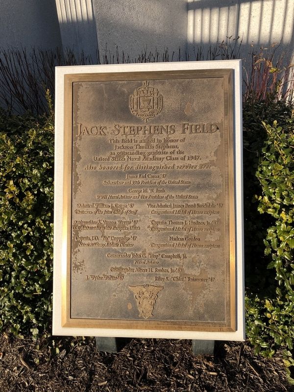 Jack Stephens Field Marker. Click for full size. Jack Stephens Field Marker image. Click for full size.