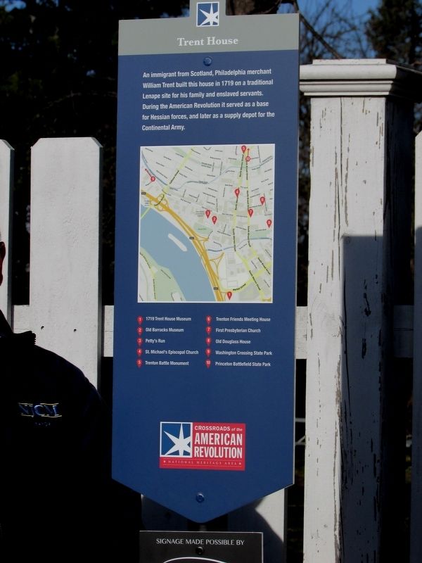 Trent House Marker image. Click for full size.