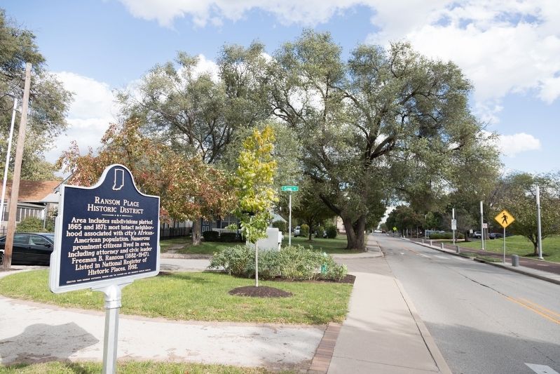 Ransom Place Historic District Marker. Click for full size. Ransom Place Historic District Marker image. Click for full size.