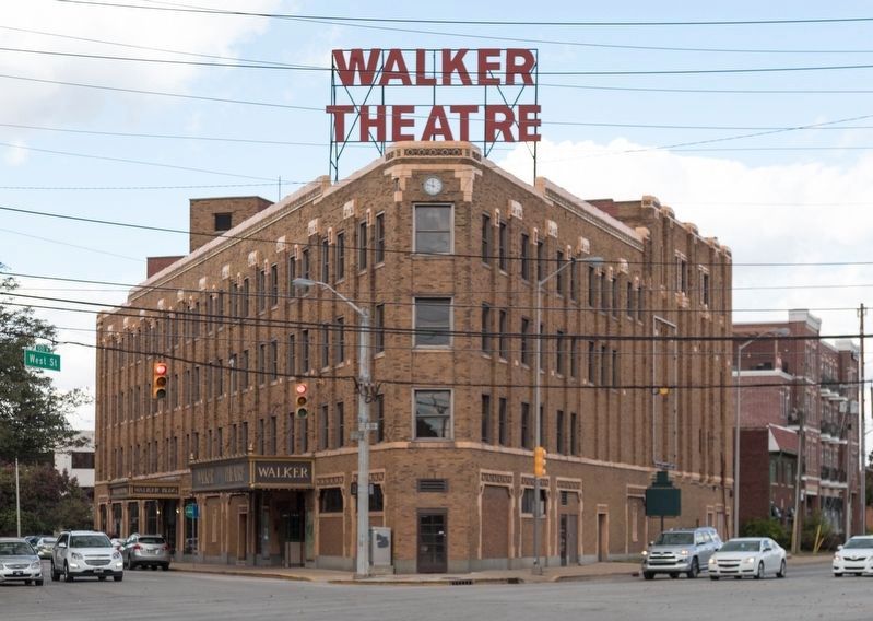The Walker Theatre at Indiana Ave and West Street image. Click for full size.