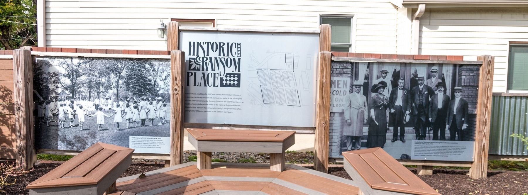 Historic Ransom Place Marker. Click for full size. Historic Ransom Place Marker image. Click for full size.